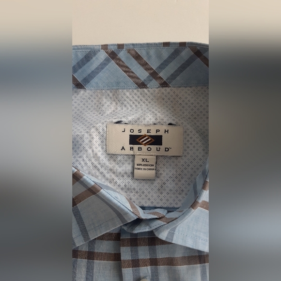 Joseph Abboud Men's Button-down, Short-sleeved shirt - Picture 5 of 6